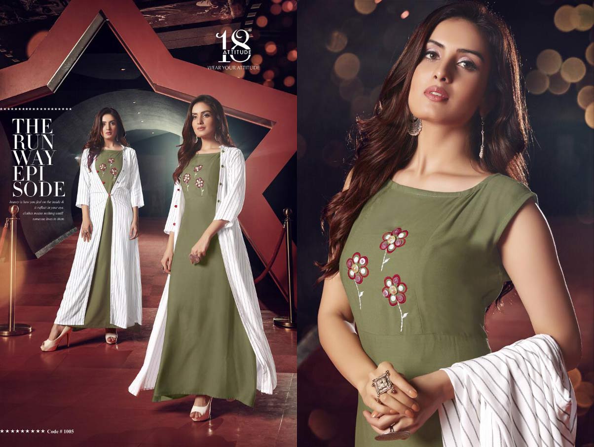 Sho Sha Vol-1 18-Attitude Indo Western Kurtis Set Sho Sha Vol-1 18-Attitude Indo Western Kurtis Set